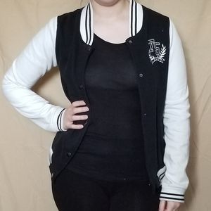 ♡ SOLD ♡ Varsity Sweater Jacket
